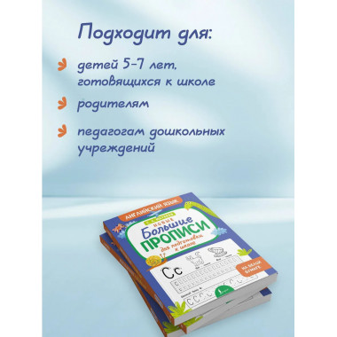 Новые большие прописи для подготовки к школе.