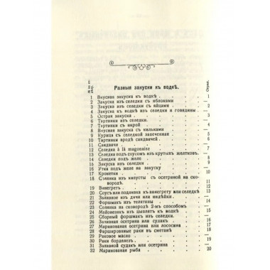 Разные закуски к водке.