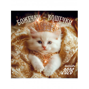 Божечки- кошечки. Календарь настенный на 2026 год