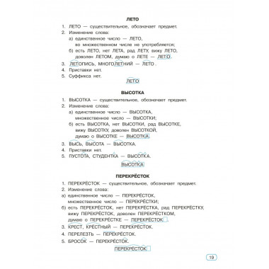 Все виды разбора в русском языке. 1-4 классы.