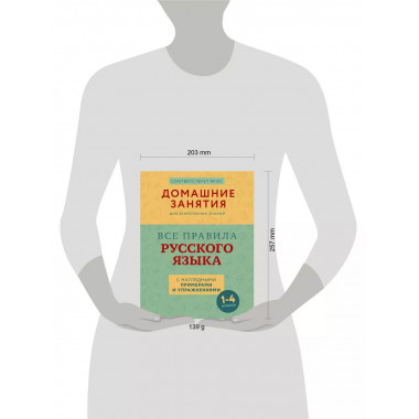 Все правила русского языка. 1-4 классы.