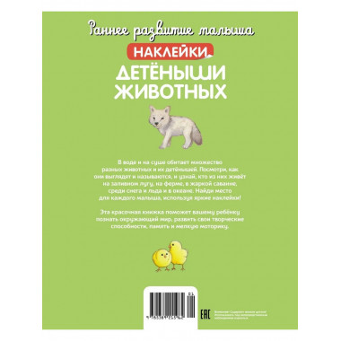 Детёныши животных (с наклейками)