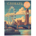 Словарь для записи иностранных слов (лондонский пейзаж).