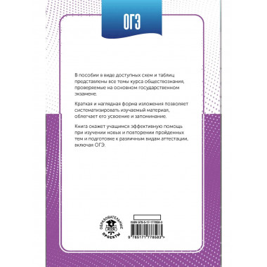 ОГЭ. Обществознание в инфографике.