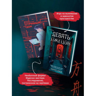 Комплект из 2-х книг (Девять лжецов. Странный дом).