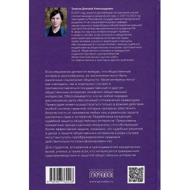 Защита общественных интересов в гражданском судопроизводстве. Монография. Туманов Д.А.