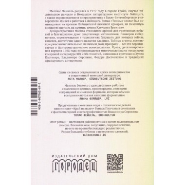Тёмные числа. Роман. Зенкель М.